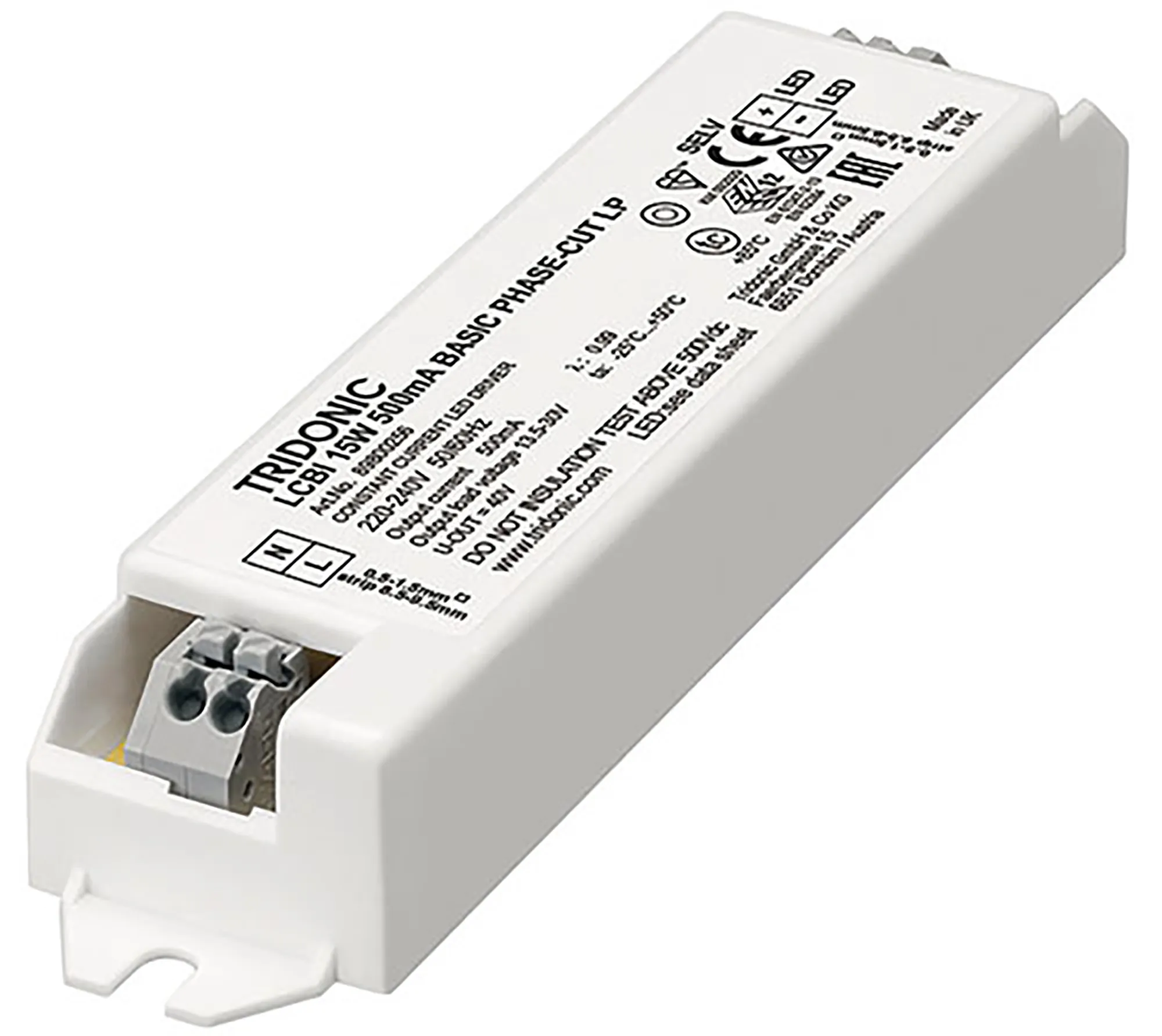 89800256  LCBI 15W 500mA Phase Cut/1-10V LP Basic Constant Current LED Driver